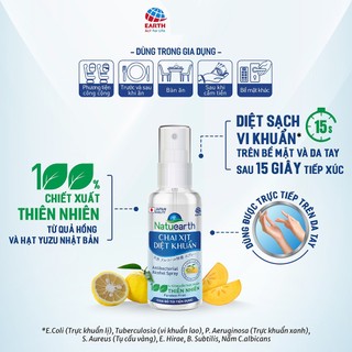 Xịt diệt khuẩn Natuearth 60ml