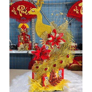 Set phụ kiện tháp công phượng trang trí tết