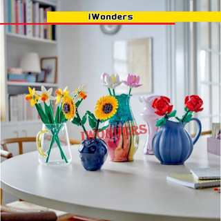 Mô Hình Đồ Chơi Lắp Ráp Hình Hoa Sen Narcissus DIY Sáng Tạo Dành Cho Trẻ Em