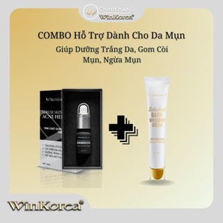 Tinh Chất Khô Còi, Gom Còi + Kem Bakuchiol Giúp Dưỡng Trắng Da, Ngừa Mụn Da Dành Cho Da Mụn Winkorea