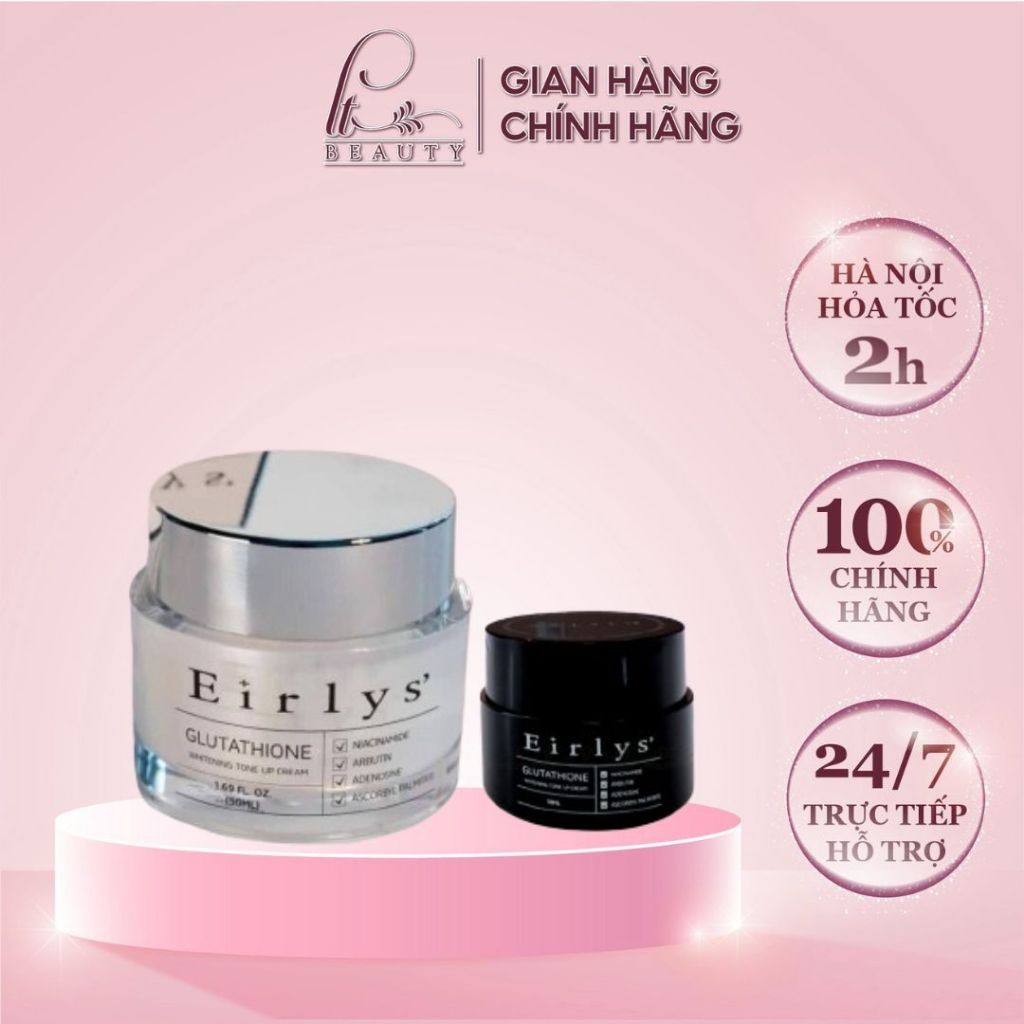 Kem dưỡng trắng giảm nám da Eirlys' Glutathione Whitening Tone Up Cream