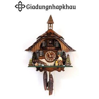 Đồng hồ treo tường cuckoo clockvilla hettich-uhren 4441hh, máy cơ, hàng chính hãng, giadungnhapkhau19