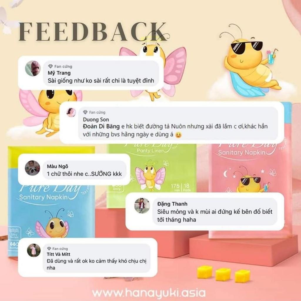 Băng Vệ Sinh Ban Đêm  HANAYUKI - Đoàn Di Băng, Siêu Thấm Chống Tràn Gói Size L