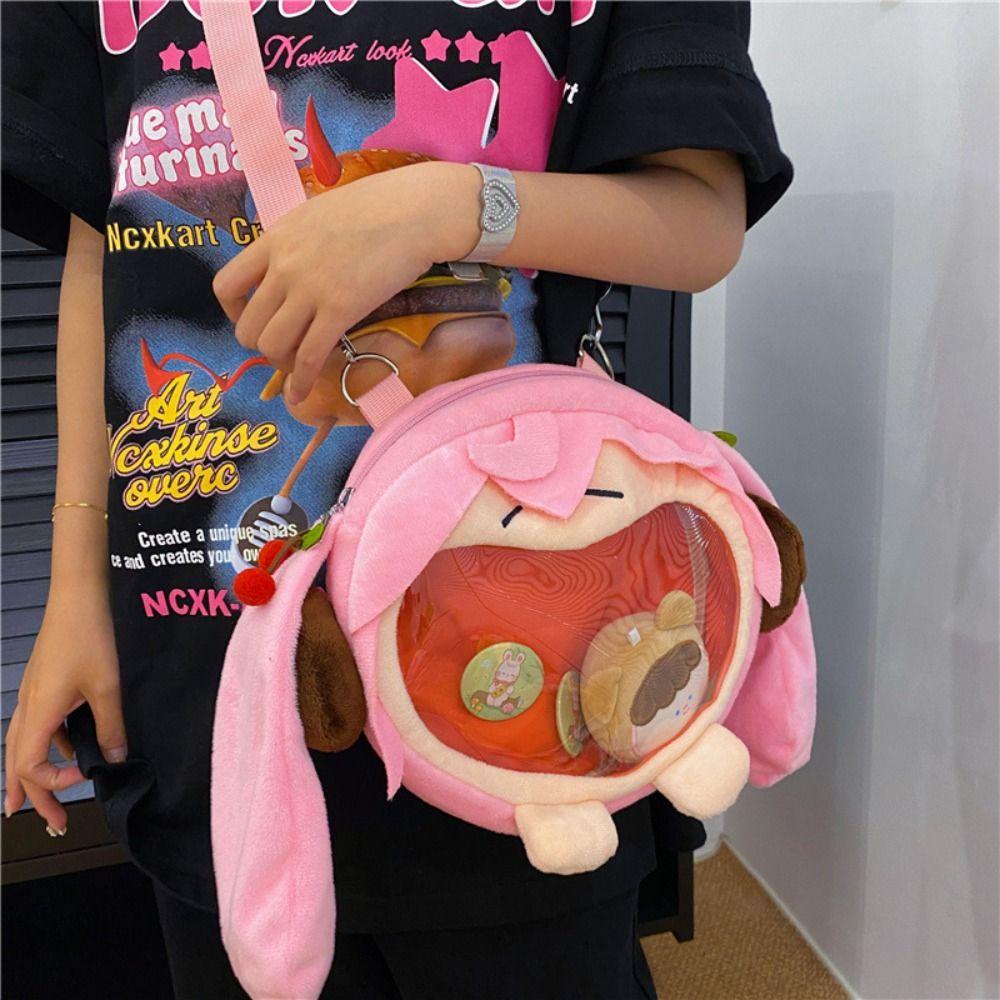 Myrong1hd Balo Đeo Vai Bằng Vải Bông Sức Chứa Lớn Hình anime hatsune miku Thời Trang Cho Nữ cosplay