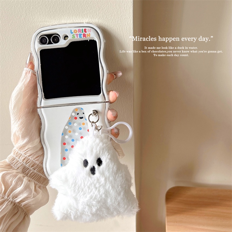 Bao Da Điện Thoại Nắp Gập Mềm Họa Tiết Hoạt Hình 3d Dành Cho samsung galaxy z flip 5 4 3 5g 3 flip3 flip4 flip5 Ốp