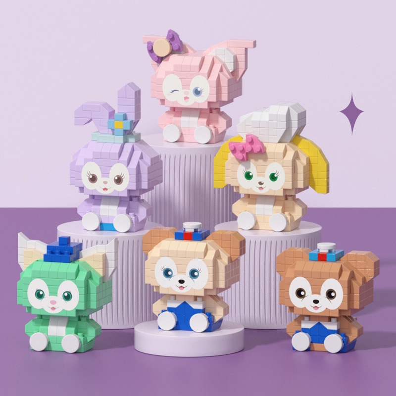 Bộ Sưu Tập Bộ Sưu Tập Khối Xây Dựng kawaii sanrioed Nhỏ Kim Cương Cho Bé Gái