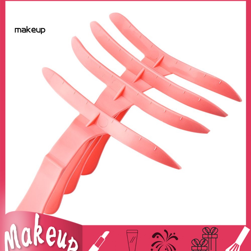 Set 4 Thước Kẻ Lông Mày Đầu Phẳng Chuyên Dụng Cho Trang Điểm