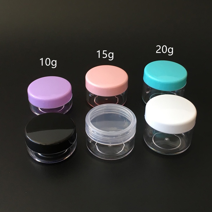 PVN60915 Hũ nhựa chiết mỹ phẩm 10g, 15g, 20g