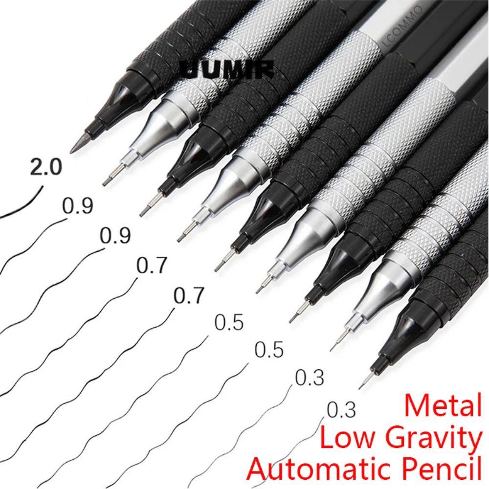 UUMIR Bút Chì Bấm Cơ Tự Động 0.3 / 0.5 / 0.7 / 0.9 / 2.0mm