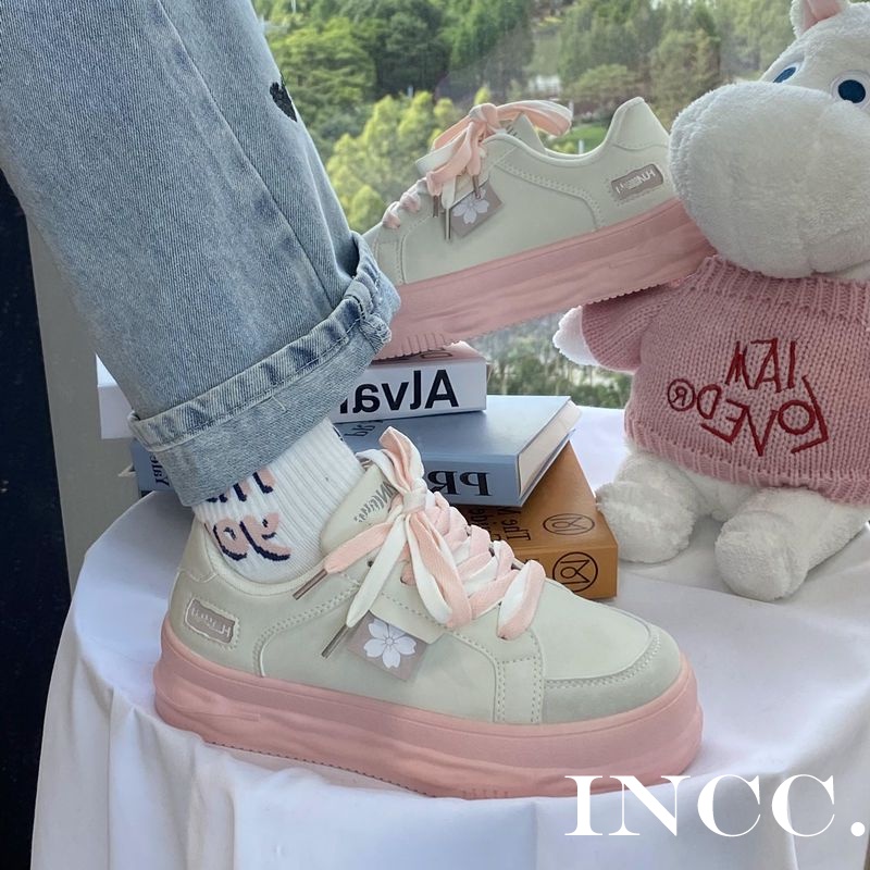INCC   thể thao nữ giày giày thể thao nữ 2023 NEW giày sneaker nữ đáy dày Xu hướng thời trang Thông khí  Cái mới Korean Style fashion Beautiful FYD239032P 37Z230910