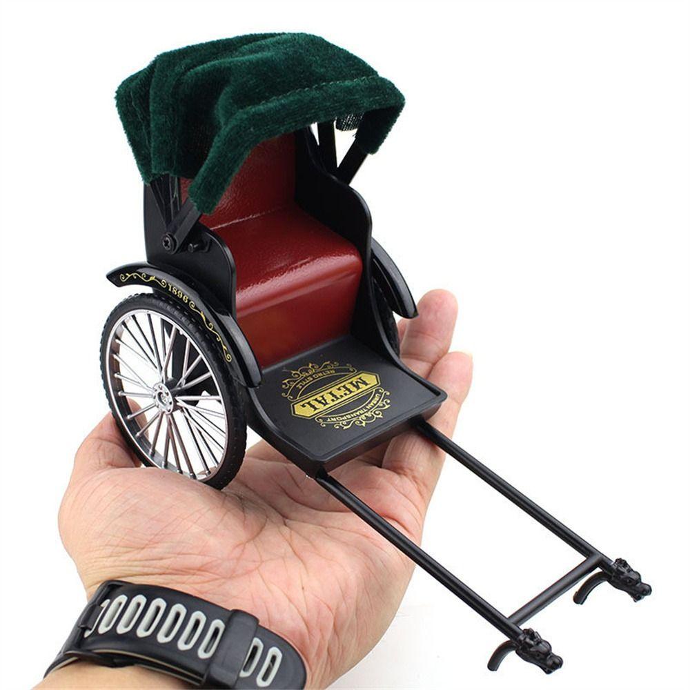 Mmluck Mô Hình Xe Ba Bánh Bằng Hợp Kim Tỉ Lệ 1: 12 Trang Trí Nhà Búp Bê