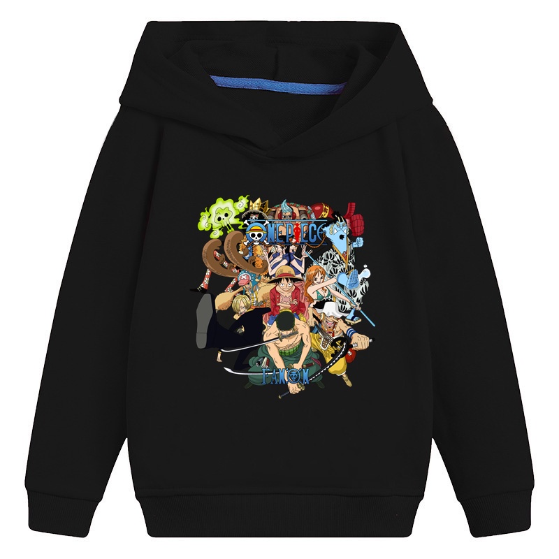 HOT Áo Hoodie In Hình luffy one piece 2023 Cho Bé Thời Trang