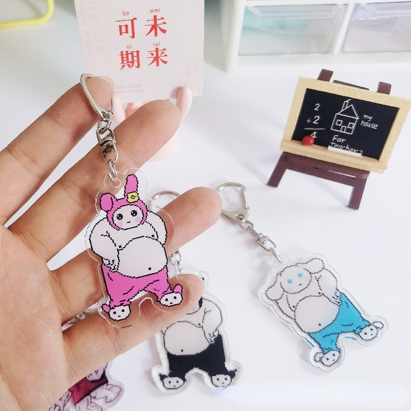 Sanrio Móc Khóa Hình Chú Chó cinnamon Bằng acrylic Dễ Thương