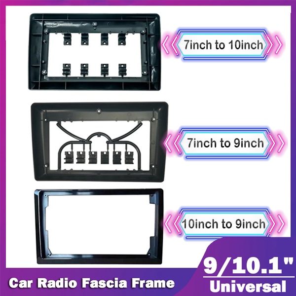 Khung Chuyển Đổi Từ 7 inch Sang 9 / 10inch Khung 2 din 10 "Sang 9" Phù Hợp Với Mọi Hệ Thống radio android