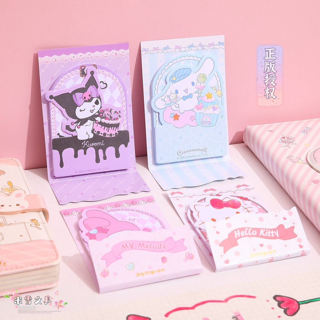 Sanrio Giấy Dán Ghi Chú Họa Tiết Chú Chó Tai To Đáng Yêu