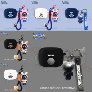 Case For Edifier TWS1 Pro 2 W220T W240TN Earphone Silicone Case Cute Astronaut Earbuds Waterproof Shockproof Soft Protective Headphone Cover Headset Skin with Hook