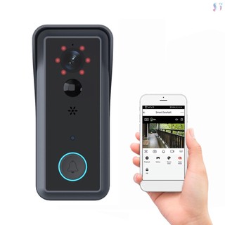 Real-time Monitor WiFi Video Doorbell Camera with Infrared Night Vision and TUYA APP Support