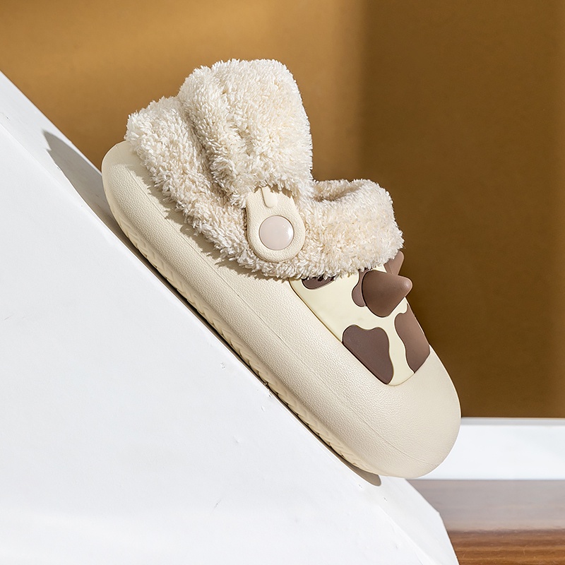 Dép cotton Chống Nước Giữ Ấm Hai Cách Sử Dụng Thời Trang Cho Bé