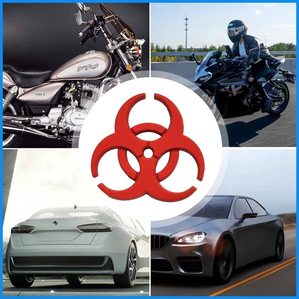 Miếng Dán logo Bằng Kim Loại Chống Nước In Chữ resident evil Độc Đáo Trang Trí Xe Hơi / Mô Tô