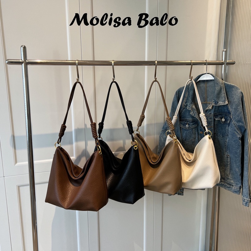 Molisa túi xách nữ túi đeo chéo kẹp nách đeo vai 2023NEW GDJ2390PUW 37Z230911