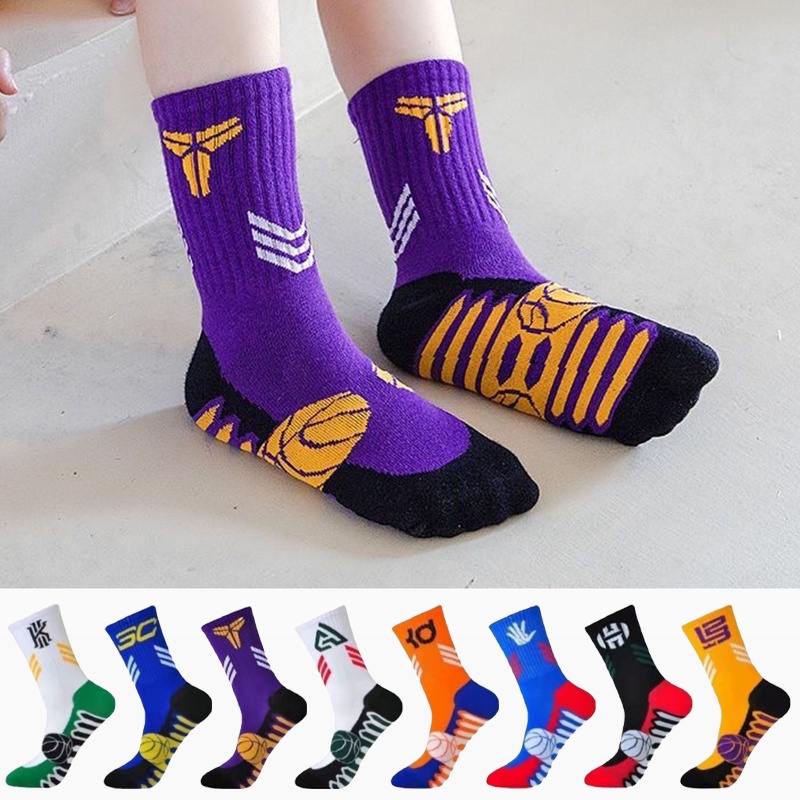 Vớ cotton Thoáng Khí Cao Đến Mắt Cá Chân nba Cho Bé Trai 8-15 Tuổi