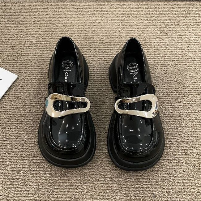 Giày Da Đế Dày Phong Cách Anh Quốc Thời Trang Xuân Thu 2023