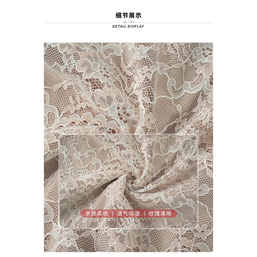 Đầm Tay Phồng Phối Ren Phong Cách Pháp Thời Trang Mùa Hè Cho Nữ 20644