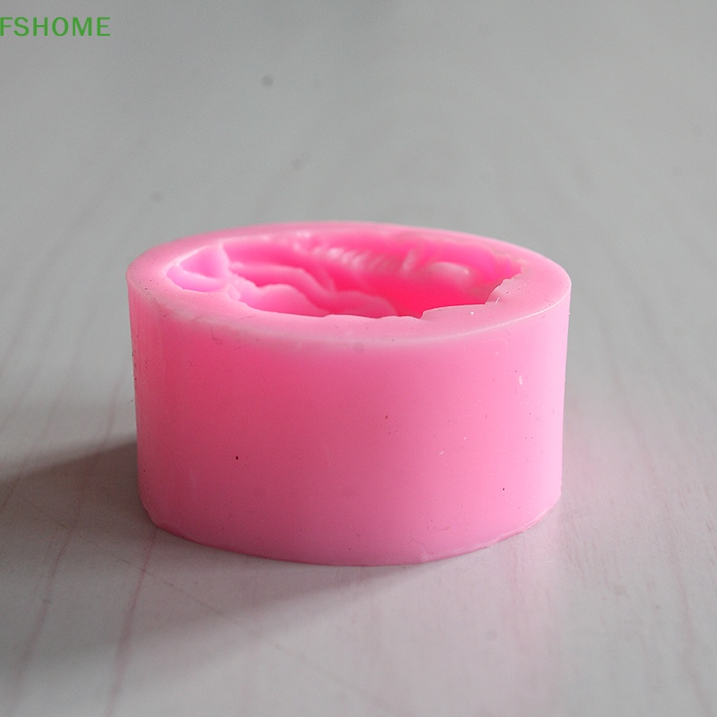 Gcdhome 3D Hoa Hồng Hoa Fondant Bánh Sô Cô La Sugarcraft Khuôn Cắt Dụng Cụ Silicon DIY HOT