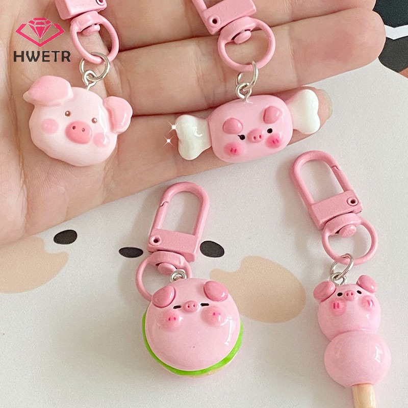 Móc Khóa Hình Heo Hồng Đáng Yêu Mới