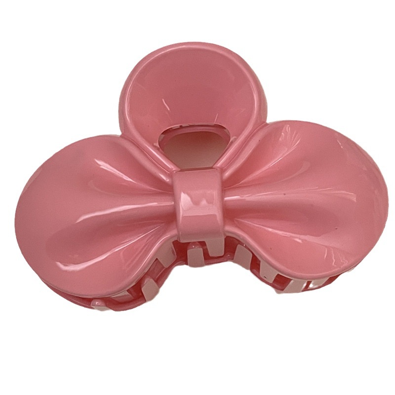 Kẹp Tóc Nơ / Móng Vuốt Màu Kẹo Ngọt Đơn Giản Dễ Thương Cho Nữ moouga / moouga