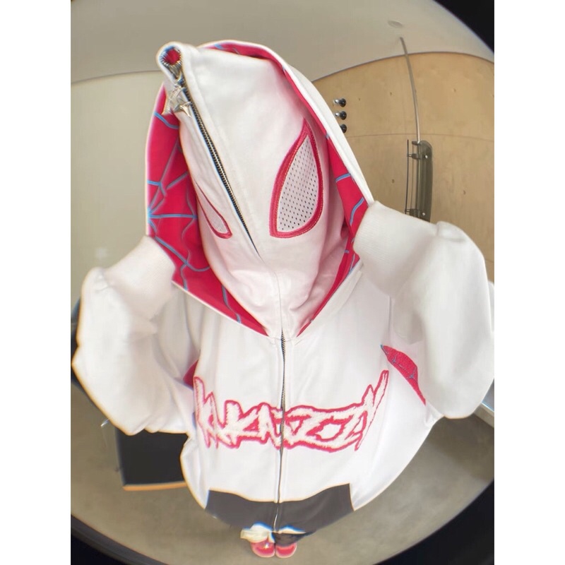 Áo Khoác, Áo Hoodie Kéo Khóa 2 Lớp Mũ Trùm Người NhệN Hotrend