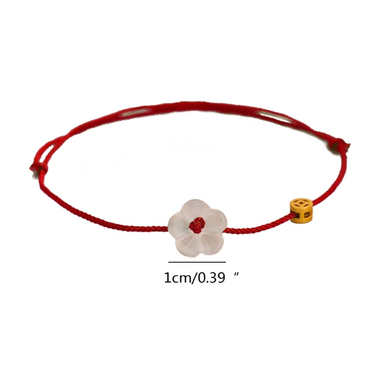 King Vòng Đeo Tay May Mắn Đính Hạt Phối Tua Rua Phong Cách Dân Tộc Trung Hoa