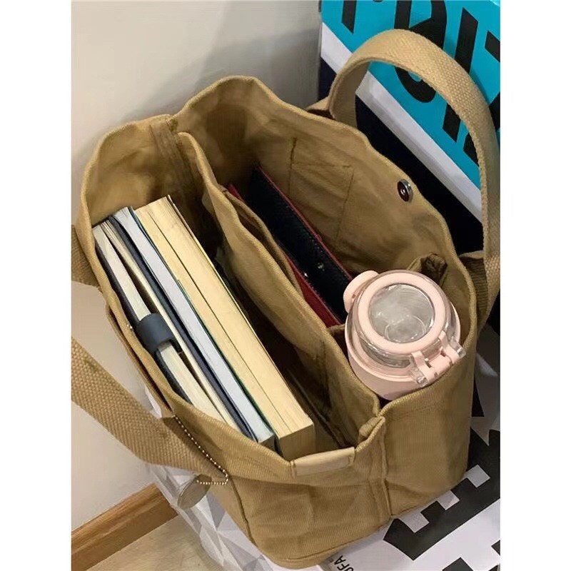 Túi tote vải canvas thiết kế dễ thương cho nữ mã T113