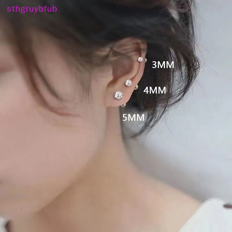 Sthb 1 Đôi Bông Tai Xương Cá Đính Đá zircon Cho Nữ vn