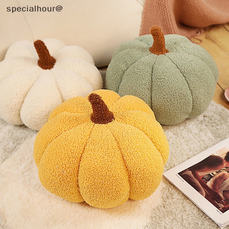 Gối Nhồi Bông Đặc Biệt Hình Quả Bí Ngô Vui Nhộn 20cm Trang Trí halloween Mới