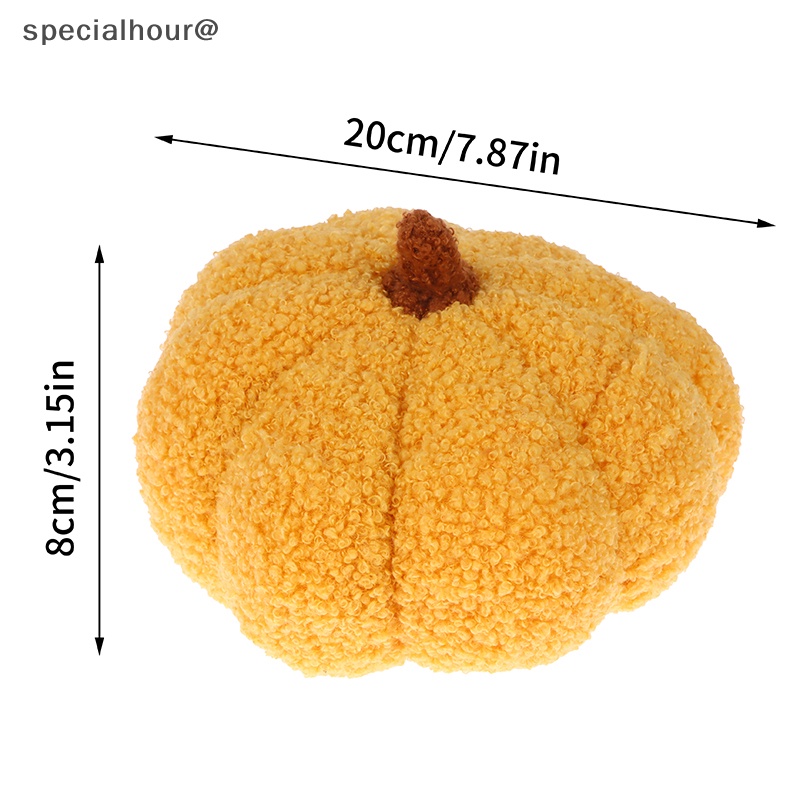 Gối Nhồi Bông Đặc Biệt Hình Quả Bí Ngô Vui Nhộn 20cm Trang Trí halloween Mới