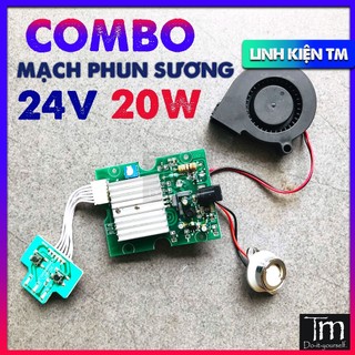 Bộ mạch phun sương siêu âm 24v 20w