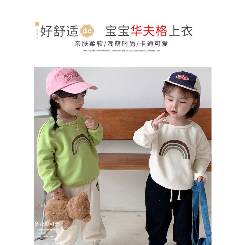 Áo Nỉ Dài Tay Thời Trang Hàn Quốc Mới Cho Bé