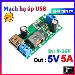 Mạch Hạ Áp 5V-5A Hiệu Suất Cao Đầu Vào 9-36V