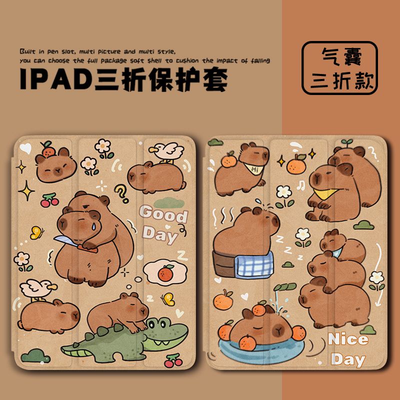 Ốp Máy Tính Bảng Silicon Trong Suốt Hoạt Hình Dễ Thương Cho ipad air 5 gen9 gen8 gen7 pro11 air 3 gen5 gen6 gen10 mini 4 5 ipad