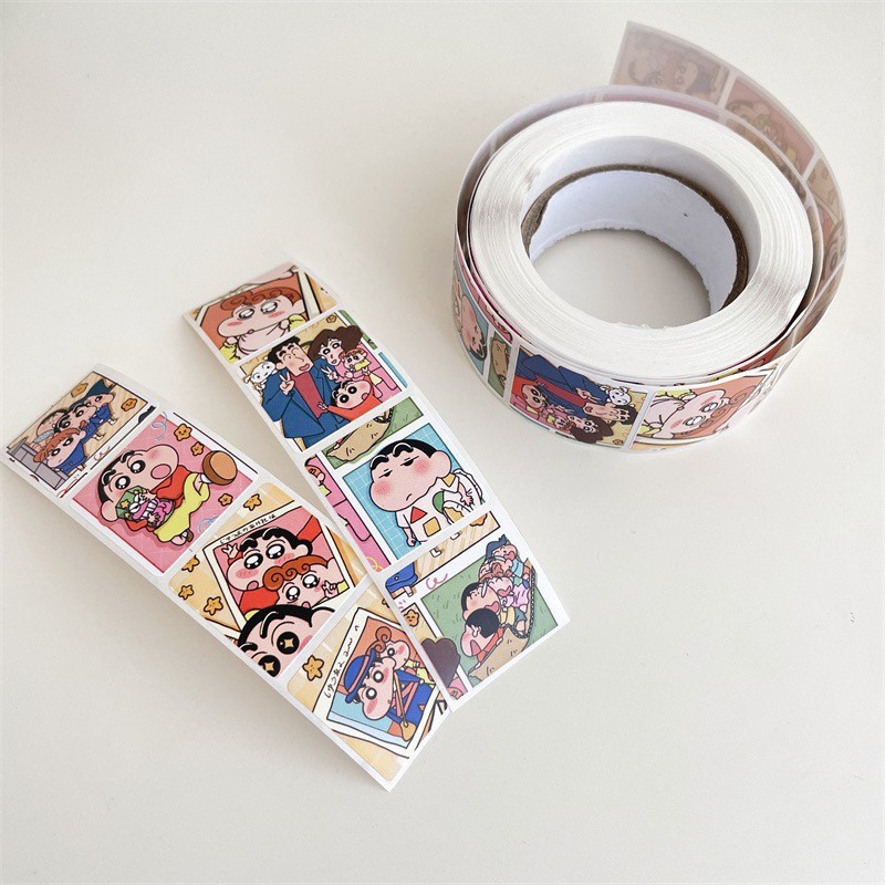 Bộ 500 Miếng Dán Hoạt Hình shin-chan Dễ Thương