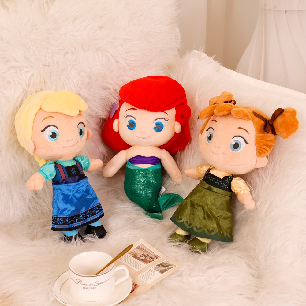 Búp Bê Nhồi Bông Hình Công Chúa elsa anna ariel Trong Phim frozen 2