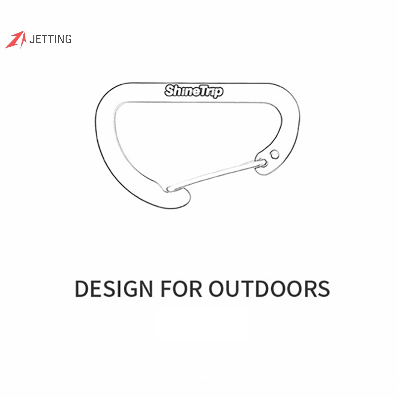 Móc Treo Balo Bằng Hợp Kim Nhôm Tiện Dụng Cho Hoạt Động Ngoài Trời