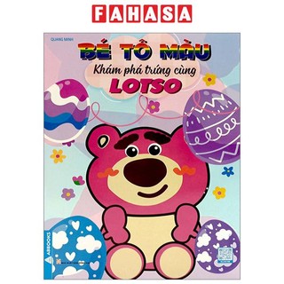 Sách bé tô màu - khám phá trứng cùng lotso