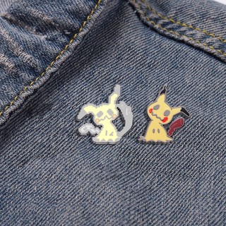 Huy Hiệu Cài Ba Lô Hợp Kim Hình Pokemon Nhật Bản