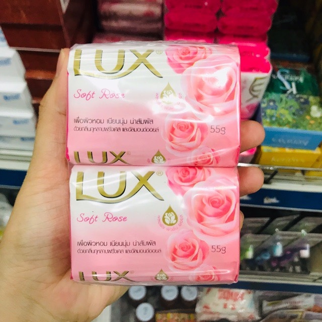 XÀ PHÒNG CỤC HƯƠNG HOA SOFT ROSE LUX THÁI LAN