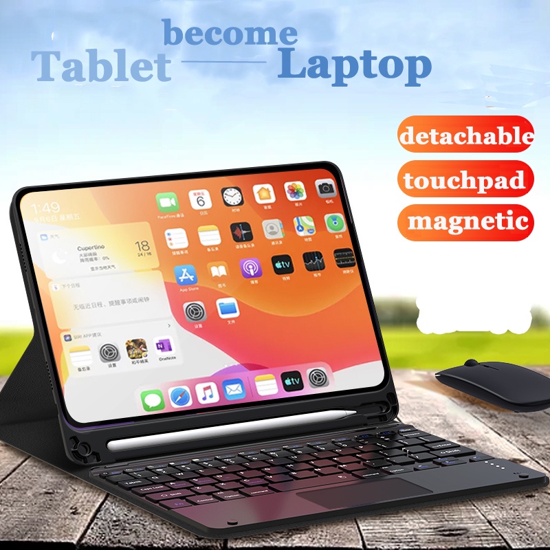 Bao Da Máy Tính Bảng Có Bàn Phím bluetooth Từ Tính Cho xiaomi redmi pad se 11inch 2023 Ốp