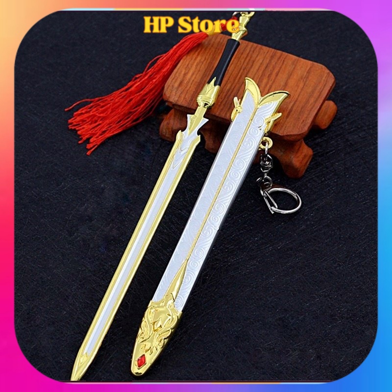 Mô hình Trường Kiếm của Tà Nguyệt trong Đấu La Đại Lục Dài 22cm Kim Loại Cao Cấp Mô hình trưng bày trang trí