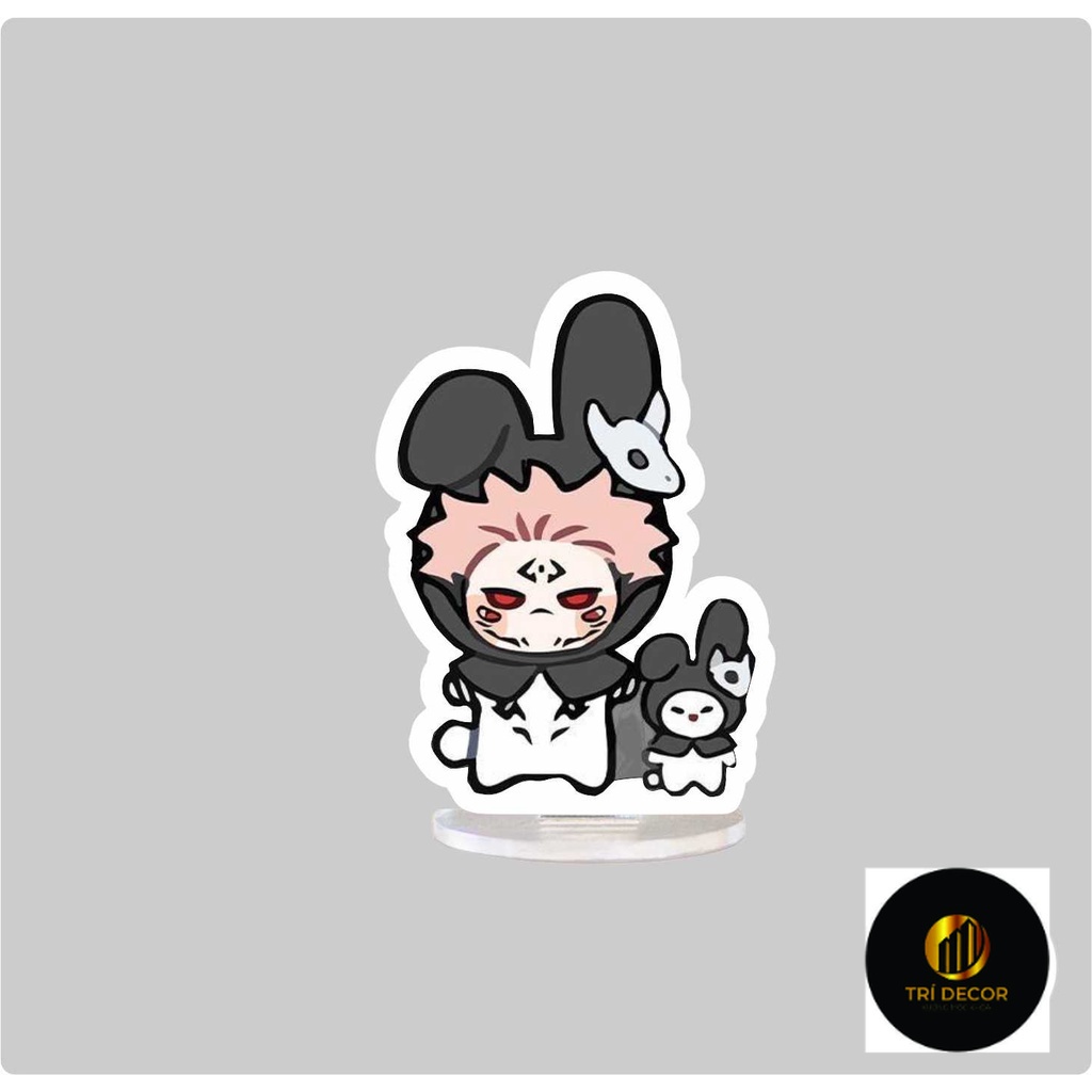 Mô hình standee jujutsu kaisen chibi anime chú thuật hồi chiến Gojo satoru Itadori Yuji cute dễ thương 6- 8cm