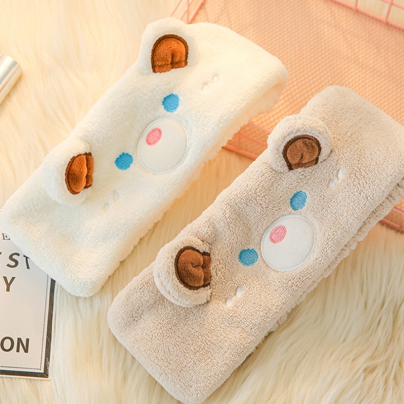 Băng Đô Cài Tóc Rửa Mặt Hình Gấu turban Kiểu Nhật Hàn Dễ Thương